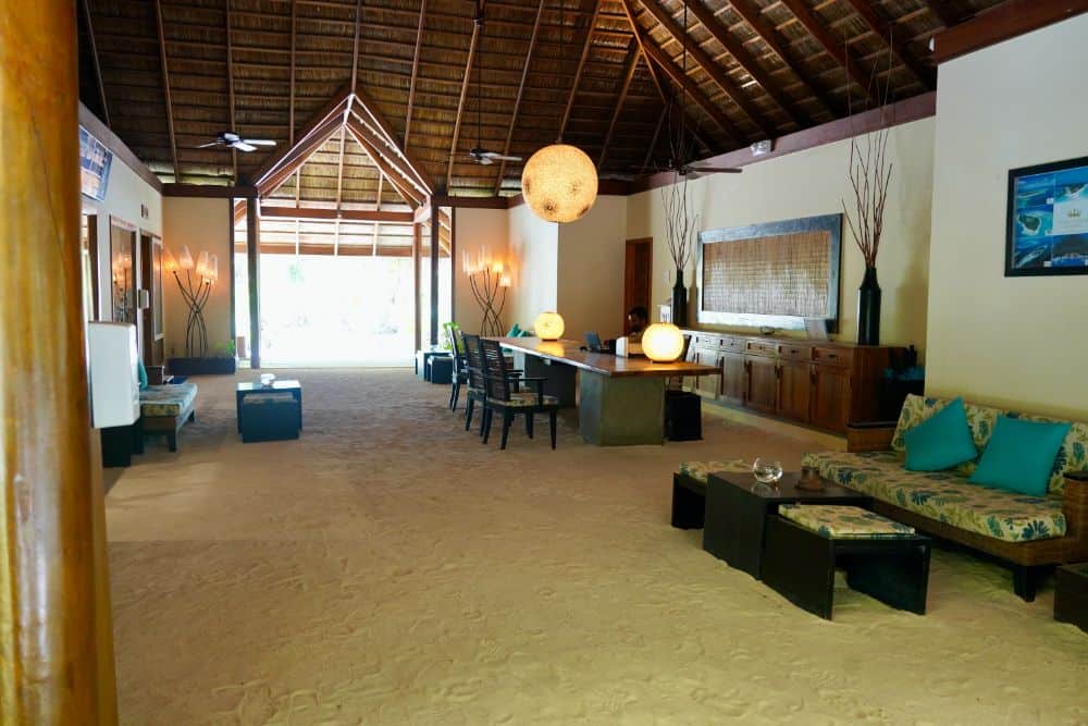 Meeru island & Spa Resort Rezeption