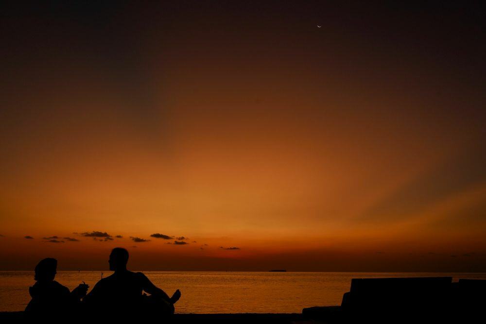 Meeru island & Spa Resort Sonnenuntergang Bild